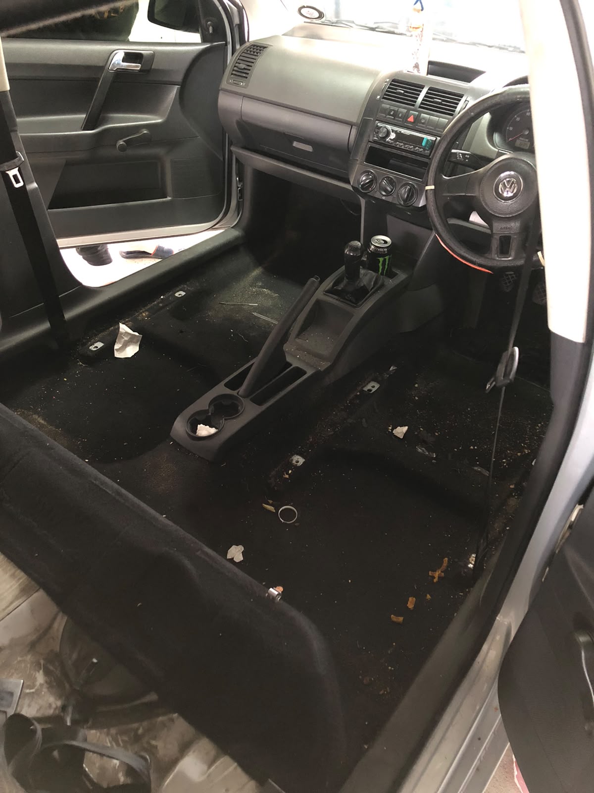 Before cleaning